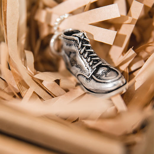 工装优选 复古红翼875纯银925项链小众挂饰嘻哈吊坠毛衣链男女潮 商品图4