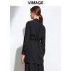 VIMAGE纬漫纪春夏季女装V领纯色长袖衬衣VA2109119 商品缩略图2
