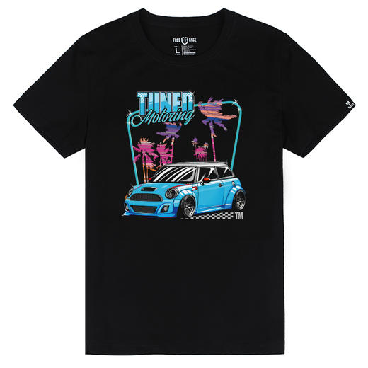 改装MINI低趴跑车夏季潮流印花短袖T恤衫个性定制款户外休闲青春 NMT-1610 商品图1