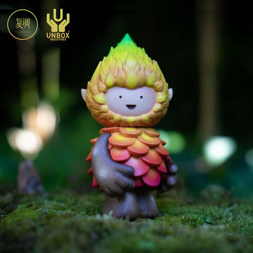 Unbox 小树精灵 Muju world 秋季版 搪胶 潮玩 摆件 商品图0