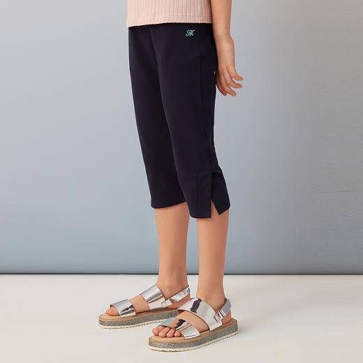 【纯棉七分铅笔裤】夏季新品女童七分休闲裤修身舒适打底裤 商品图3