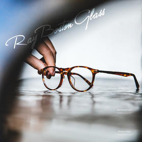 工装优选 玳瑁色超轻细框Boston眼镜圆形蝌蚪同款近视镜架男女潮