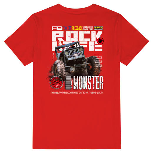 硬汉越野攀爬风格设计夏季户外聚会休闲短袖T恤男士潮流新款半袖 NMT-1616 商品图5