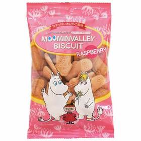 北陆制果姆明卡通红树莓饼干休闲零食儿童饼干 75g(001720)