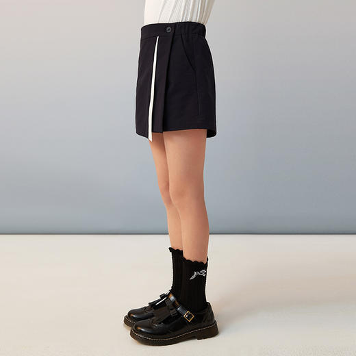 【撞色不规则裙裤】童装夏季新品女宝不规则撞色裙裤薄款短裤 商品图2