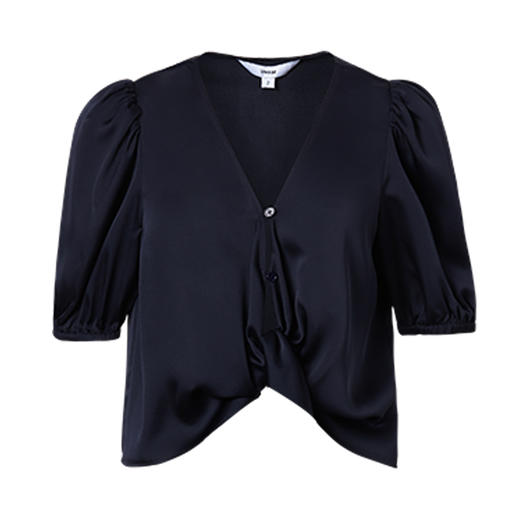 VIMAGE纬漫纪品牌女装休闲百搭V领衬衫纯色小上衣V1513108 商品图5