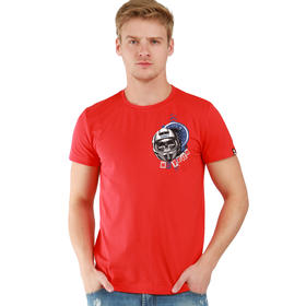 复古机车短袖T恤摇滚骑士摩托车纯棉阿美咔夏季半袖体恤硬汉打底 NMT-1608