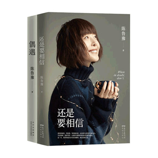 鲁豫作品集 偶遇 还是要相信 知名主持人陈鲁豫全新随笔集 真诚回应当下年轻人普遍关注 普遍困惑的问题 商品图0