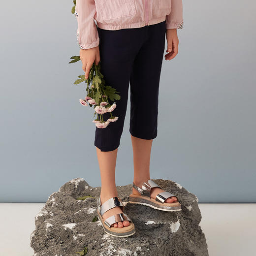 【纯棉七分铅笔裤】夏季新品女童七分休闲裤修身舒适打底裤 商品图2