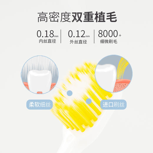 【ITO艾特柔】HZ81宽头成人高密度软毛细微刷毛清洁牙刷 商品图2
