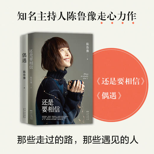 鲁豫作品集 偶遇 还是要相信 知名主持人陈鲁豫全新随笔集 真诚回应当下年轻人普遍关注 普遍困惑的问题 商品图1