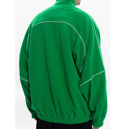 BALENCIAGA 巴黎世家 男士双拉绒抓绒高领运动服夹克 绿色 642337 TJQ32 3001 商品图2