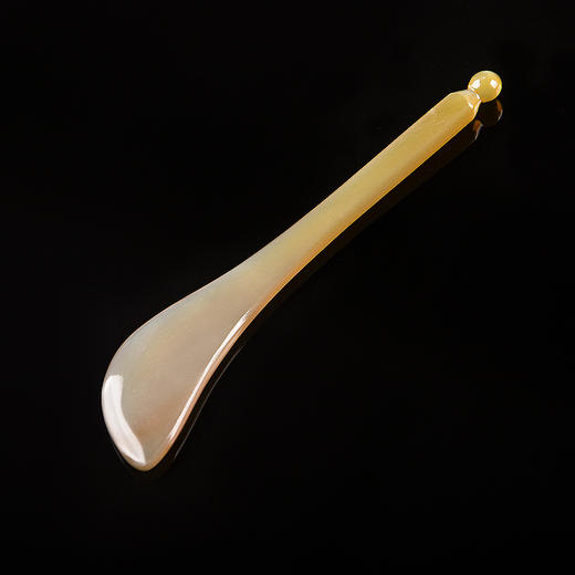 养瑞和丨牛角刮痧板··面部/眼部/头部·扇形拔经棒·五齿梳·刮痧板·牛角按摩梳 商品图2