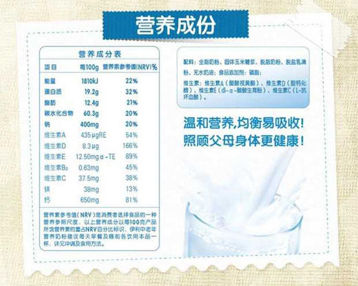 伊利欣活 中老年营养奶粉礼盒装送礼【伊利】 商品图4