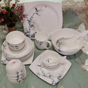 8F Hai Ge Lei海格雷32头青玉兰餐具套装