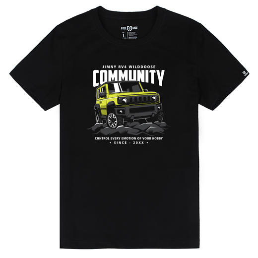 越野小钢炮吉姆尼图案印花夏季新款流行短袖t恤户外圆领经典半袖 NMT-1318 商品图1