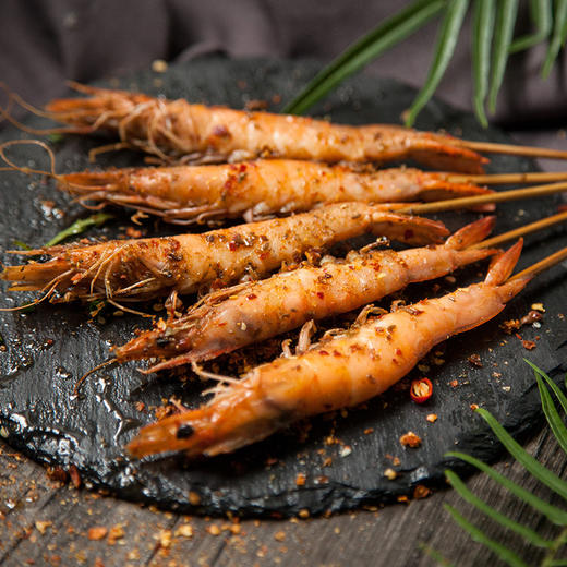 海虾串 10串 烧烤食材半成品