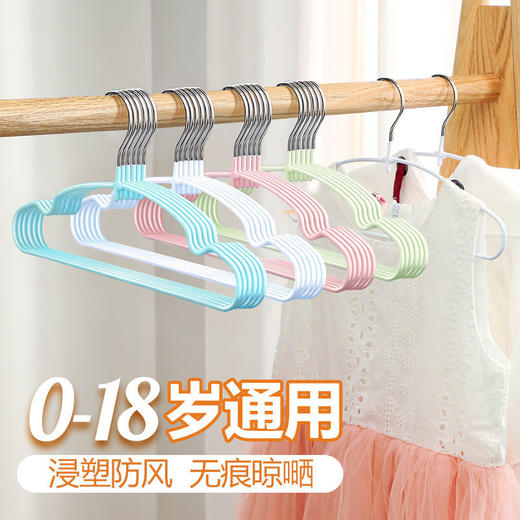 【防滑晾衣架】防滑衣架成人儿童衣架 挂衣撑子晾衣架晒衣服架 商品图7