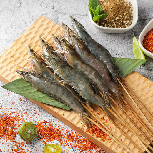 海虾串 10串 烧烤食材半成品