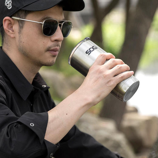 SOG索格 户外304不锈钢杯子水杯 户外旅行自驾车载办公家用水杯 商品图2