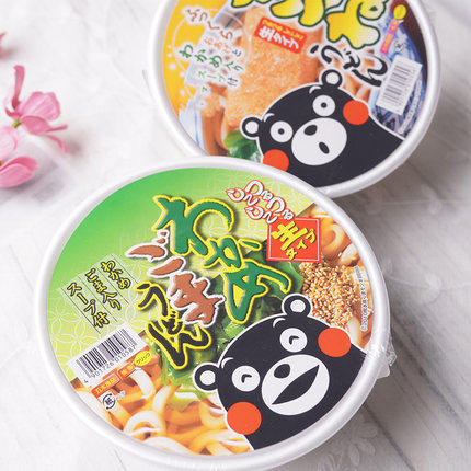 日本泡面五木裙带菜乌冬方便面速食碗装 163g(010587) 商品图1