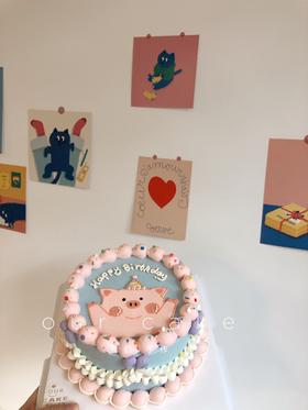 小猪复古蛋糕（多款式）-低糖处理无添加