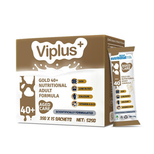 维爱佳(Viplus)澳洲进中老年奶粉高钙营养无蔗糖便携小包装中老年成人早餐牛奶粉525g*1盒【维爱佳】 商品图0