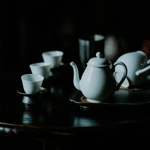 学古小鸿壶「青白釉」 商品图0