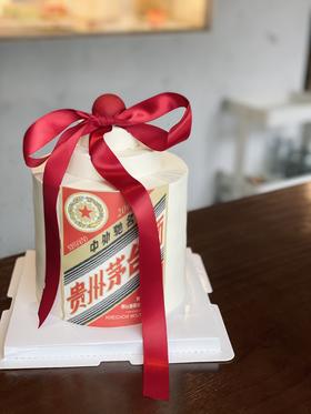 茅台男士奶油生日蛋糕