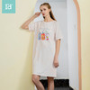爱帝女士时尚晕染短袖连衣裙 商品缩略图8