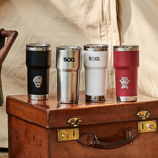 SOG索格 大容量不锈钢宽口直饮水杯便携车载杯男女户外水杯590ml 商品图0