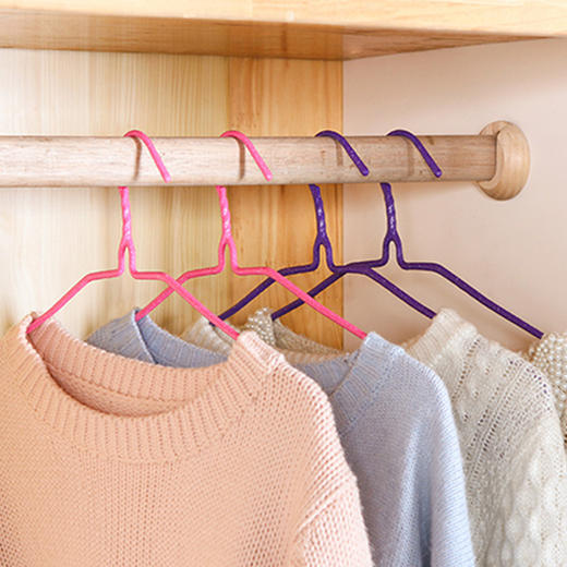 【加粗款】居家日用成人衣架子 加厚加粗衣架挂钩收纳整理衣服撑晾衣架 商品图3