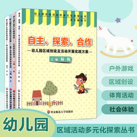 幼儿园区域活动的多元化探索丛书4册套装 幼儿园环境创设 幼师读物 从游戏走进学习