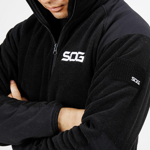 SOG索格战术加厚抓绒衣服男秋冬户外摇粒绒外套保暖卫衣冲锋衣 商品图1