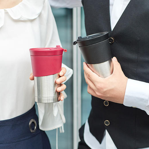 SOG索格 330ml不锈钢窄口便携随行咖啡杯直饮水杯隔热防烫杯子 商品图0