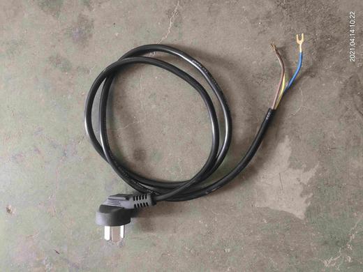 【货号07613】1.2米无油机电线 空压机电线三插电缆线无油机配件0.75平方 商品图8