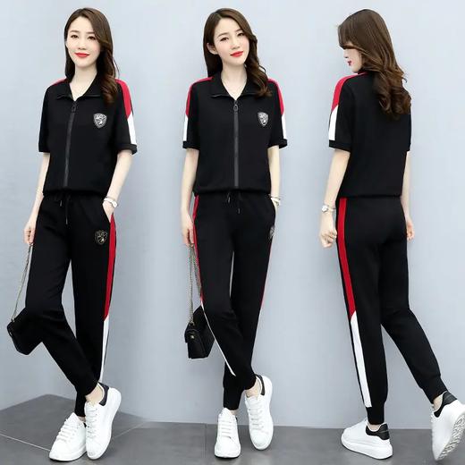 气质休闲，撞色两件套HR-GJC2122 商品图2