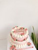 粉色花朵简约复古蛋糕-低糖处理无添加 商品缩略图0