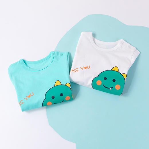 贝贝怡男宝宝宝外出服可爱小恐龙连体衣哈衣212L461
 商品图8