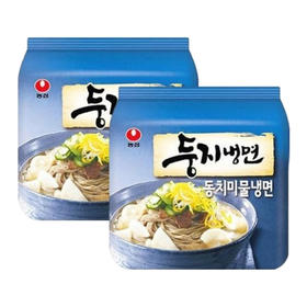 [묶음] 농심 둥지냉면 물냉면멀티161g*4*2