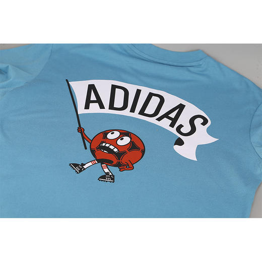 小李子ADIDAS/阿迪达斯新款潮流运动休闲训练足球短袖T恤男GN6893 商品图2