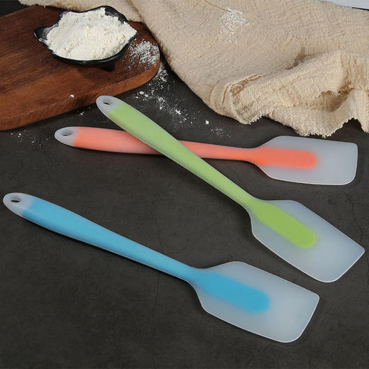 【食品级硅胶】一体式硅胶刮刀 厨房用品烘焙工具牛轧糖奶油抹刀烘培搅拌刀 商品图6