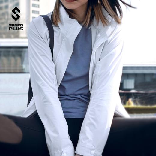 SANFO PLUS 女款冰雾长款皮肤风衣GENII 21046 商品图0