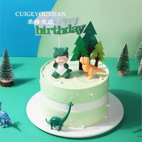 恐龙萌宝大作战生日蛋糕