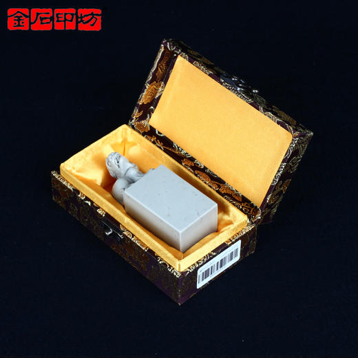 金石印坊 青田水泥石兽钮大方章 36*35*90mm JPYSGS010932 商品图4