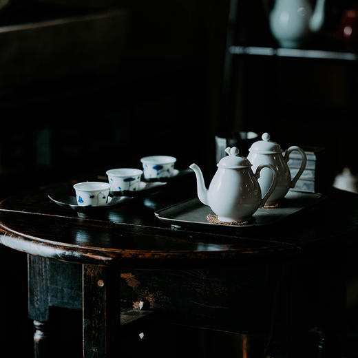 学古小鸿壶「青白釉」 商品图6