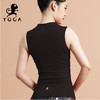 【现货秒发】2020壁虎新款《若旅-黑》立领旗袍式领口瑜伽背心（有胸垫） 商品缩略图3