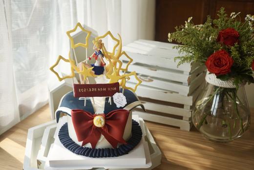 美少女半翻糖蛋糕 商品图1