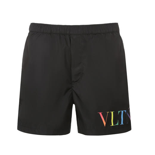 VALENTINO 华伦天奴 男士 休闲短裤 黑色 VV3UH028DMA 20T 商品图0