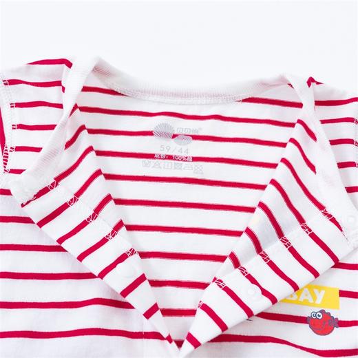 贝贝怡新生婴儿连体衣夏装宝宝睡衣婴幼儿和尚服短袖爬服哈衣BB1259
 商品图5